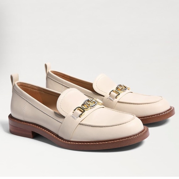 Sam Edelman Shoes - Sam Edelman christy Modern Ivory Leather loafers Size 7 womens gently used